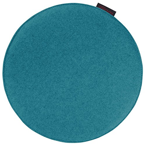 Stuhlkissen AVARO Filz rund petrol 35x2cm - 3