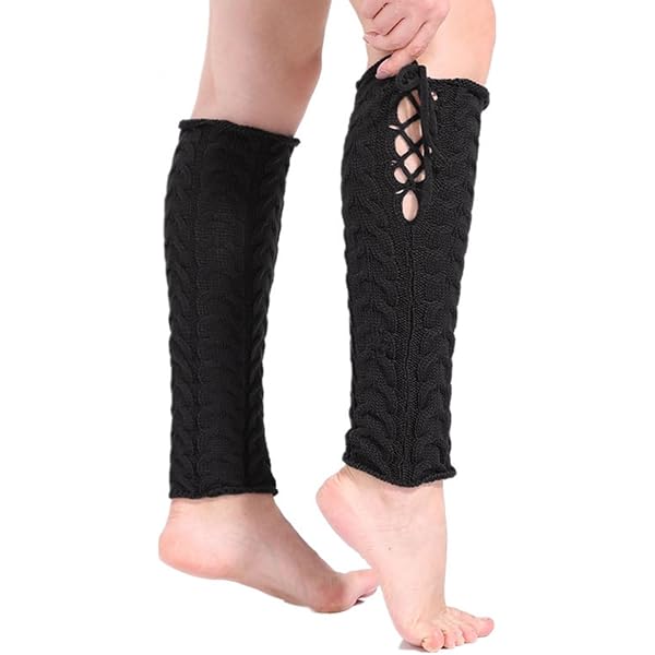 4 Paia Scaldamuscoli Donna Invernali - Maglia Vintage, Colorati, Per Gambe Calde E Stile