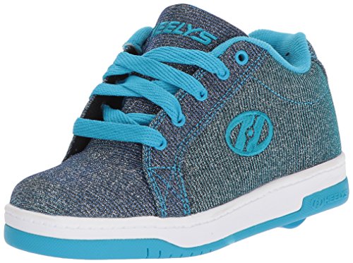 Heelys Zapatillas de Deporte Unisex niño, (Pewter/Blue 000), 34 EU