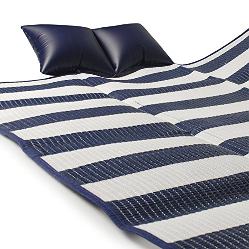 Strandmatte „Just Married“ – eine witziges Geschenkidee für das Brautpaar, gestreifte Strandmatte mit dem Schriftzug „Just Married“ - 3