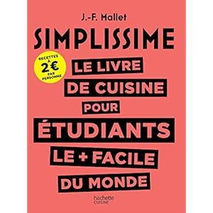 Le livre de cuisine pour étudiants le plus facile du monde