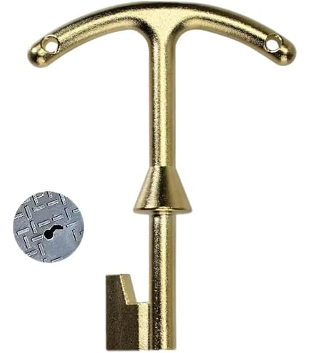 Features: Universal Cross Key Zinc Alloy Plumber Key Utility Key For Electrical Cabinet Lock...