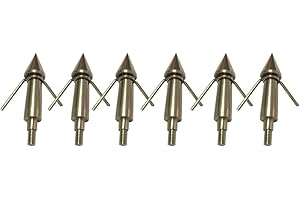 JIEXI HWYP Crossbow Fishing Arrow Broadheads 260GR Arrow Points for Fishing Pack of 6