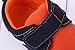 Bigood Baby Anti-Slip Cotton Cloth Strip Shoes Walking Sneakers Orange 13cm