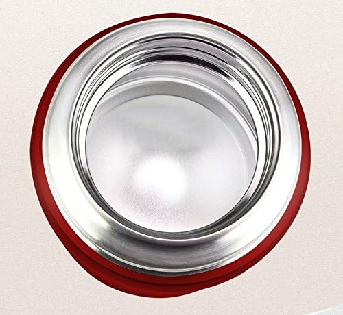 FYios Stainless steel braised beaker super long heat preservation lunch box,brown