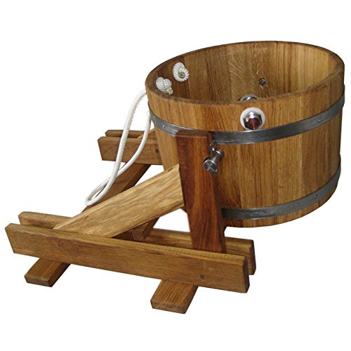 Preisvergleich Produktbild Bonpos Schwalldusche 23 Liter Eimer Eimerdusche Schüttdusche Saunazubehör Kübeldusche