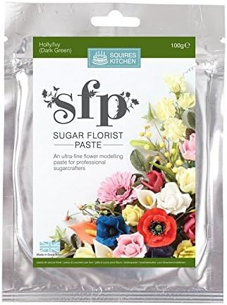 Squires Sugar Florist Paste Holy Ivy Green 100g