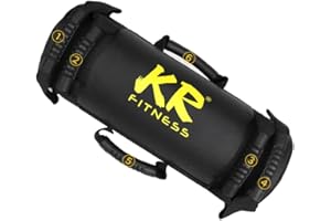 ele ELEOPTION Sandsack, Krafttraining Powerbag Fitness Sandbag mit Griffen, verstellbar 5/10/15/20/25/30 Kg Gefülltes Gewicht, für Gewichtheben/Bewegung/Workout/Ausdauertraining/Yoga(ohne Füllstoffe)