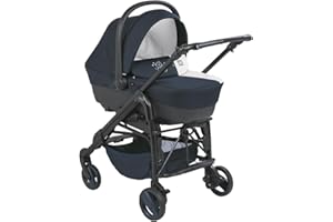 CAM Il Mondo del Bambino - art.784015/T901 - Sistema Modulare Combi Tris - carrozzina, passeggino, seggiolino auto e borsa - made in Italy - perfetto da 0 a 48 mesi - ORSO BLU