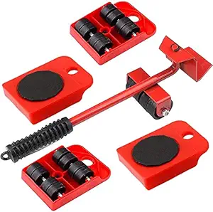 POPCABIT Furniture Lifter Mover Tool Set Easy Furniture Shifting Tool with 4Pcs Casters Mover Kits/Heavy Furniture Lifter and Mover Tool