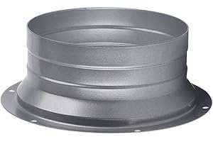 AZITICY Connettore per Tubo di Flangia Montaggio Parete Condotta di Ventilazione Tubo Adattatore per Sistemi di Ventilazione (Modello C-100mm)