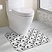 Produktbild Hoklcvd Cute Panda Rutschfeste Kontur Badematte für WC, saugfähiges Wasser, perfekt für Badezimmer. Kaufen Sie online Badematten zu den besten Preisen