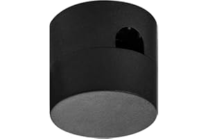 HOME SWEET HOME COLLECTION Home Sweet Home Crochet de plafond Porte-câble | 2/2/2,2cm | Noir | Crochet de plafond pour suspendre le fil | Créez votre propre lampe unique