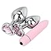 Produktbild Hanomes sexspielzeug3 Teile/Satz Jeweled Anal Butt Plugs Anal Mini Jump Eggs Trainer Spielzeug (Rosa)