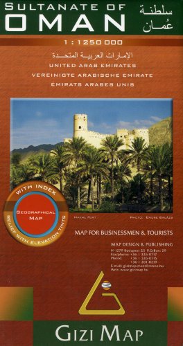 Livres Couvertures de Sultanate of Oman : 1/1 250 000
