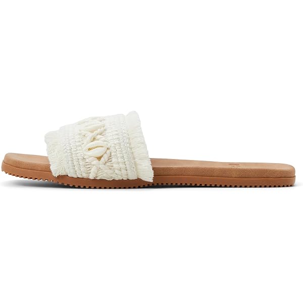 Rieker Femme 62751 – Mules Beiges Tressées – Confort Extra Large – Semelle Compensée Amortissante – Style Classique Été
