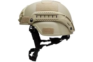LEJUNJIE Mich 2000 Casco de Salto Base rápido Estilo PJ Cascos de Airsoft Casco táctico Militar para Paintball Deportes al Aire Libre Caza Tiro