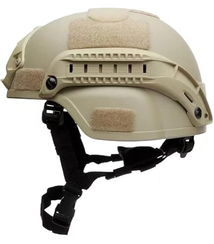 Kit di montaggio su guida per casco tattico, adattatore per guida accessori per casco Airsoft per casco FAST (Tan