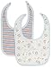 Pumpkin Patch Baby-Boys 2 Pack Bibs Striped Neckerchief, Whisper Blue, Newborn (Manufacturer Size:One Size)