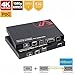 Produktbild VGA HDMI Extender with auto-switch, PoE, 4K60Hz over Single CAT5e / 6 / 7, 70M 1080P, 40M 4K, Bi-directional IR+RS232, Auto EDID, LPCM7.1, Dolby TrueHD, DTS-HD Master Audio, Dolby Atmos, DTS:X