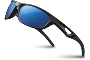 Vimbloom Occhiali da sole Polarizzati da Uomo e Donna Sportivi UV400 Protezione Montatura in Leggera per Guidare, Andare in Bici, Pescare, Golf, Ciclismo VI685