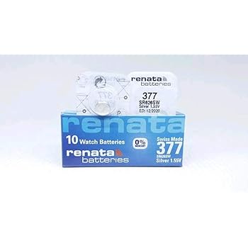 Renata 377 SR626SW Batteries - 1.55V Silver Oxide 377 Watch Battery (20