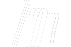 VPB 8 pièces Aiguilles à perles,3 Différentes tailles aiguille perle,Aiguilles à perles acier inoxydable,Pour la fabrication de bijoux en perles et le bricolage