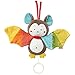 Produktbild Fehn 067613 Spieluhr Fledermaus – Aufzieh-Spieluhr mit herausnehmbarem Spielwerk zum Aufhängen, Rascheln und Greifen, für Babys und Kleinkinder ab 0+ Monaten