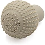 Cranzo Metal Nonslip Coated Car Gear Shift Knob Beige for Maruti Suzuki Swift Dzire VXI