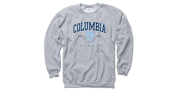 Shop College Wear Columbia University - Felpa Girocollo da Uomo, Colore:  Grigio, Uomo, N-5923 C, Large : Amazon.it: Abbigliamento