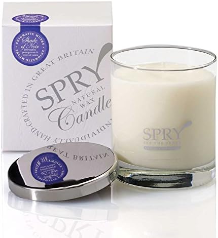 Spry Candles Medium Jar, Shade of Noir, Natural