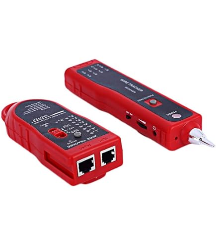 UNI-T UT682D Testeur De Câbles Réseau RJ11/RJ45 – Traqueur De Ligne Ethernet/Téléphone/Alimentation Avec Émetteur Et Récepteur