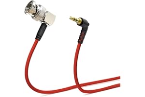 Alvin's Cables Tentacle Sync 3.5mm TRS to BNC Timecode Cable Ultra Soft Cable, Compatible with Canon C70 C300 MK II C500, Sony F55 FX9 FX6, Zaxcom, Zoom F4 F8 F8n F8n Pro 20in