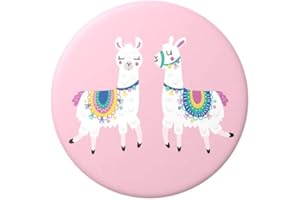 PopSockets PopGrip - Soporte y Agarre para Teléfonos Móviles y Tabletas con un Top Intercambiable - Llamalliance in Pink
