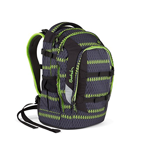 Preisvergleich Produktbild Satch SE Schulrucksack Pack Grey MyBoshi 9C4 häkelmuster grau