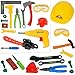Produktbild 28 tlg. Set - " Bauarbeiter & Handwerker - Werkzeug & Zubehör " - für Kinder - Kinderwerkzeug - Rohrzange - Holzstück - Hammer - Schraubendreher - Schrauben Ringschlüssel Maulschlüssel - Zange - aus Kunststoff / Plastik - Werkzeugset - Schraube & Mutter - Schraubenzieher - Zubehör für Werkzeugkiste / Bauarbeiterhelm Werkzeugkasten - Bauen - Spielzeugwerkzeug / Kinderwerkzeug - Schraubenschlüssel - Bauhelm - Arbeiterhelm - Fasching Karnevel - Spielzeug Spielset - Werkzeuge