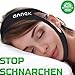Produktbild Anti Schnarchen Kinnriemen gegen Schnarchen Anti Schnarch Stop Schnarchen Kinnriemen Anti Schnarch Kinnriemen Schnarchen Stopper für Männer und Frauen Kinnriemen zur Schnarchreduzierung