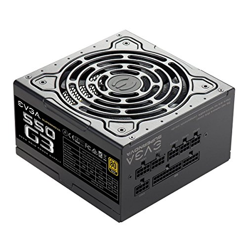 EVGA SuperNOVA 550 G3 80 Plus Gold 550W Totalmente modular Modo Eco con nuevo ventilador HDB Incluye Power ON Self Tester Tama o compacto de 150 mm Fuente de alimentaci n 220-G3-0550-Y2 reviews EVGA SuperNOVA 550 G3 80 Plus Gold 550W Totalmente modular Modo Eco con nuevo ventilador HDB Incluye Power ON Self Tester Tama o compacto de 150 mm Fuente de alimentaci n 220-G3-0550-Y2