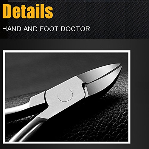 Uwild® Nagelzange – Nagelschneider – Kopfschneider,Fußnagelzange für tief eingewachsene Nägel – Edelstahl Nagelzange für starke Fußnägel Nagel Schere Für Fingernägel - 6