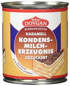 Dovgan Gezuckerte Kondensmilch Karamell 6 Prozent Fett 6er Pack 6 X 397 G Amazon De Grocery