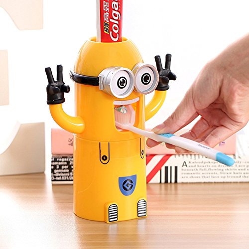 REDAN Zahnbuerstenhalter Automatische Unverbesserlich Zahnpasta Spender mit Buerste Tasse Wash - 2