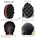 NUOLUX Sponge Brush for Twists, Coils, Curls in Afro-Style Hair -2 Pack