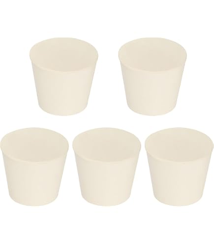 MEETOOT Phenolharz-Schraubverschlüsse – 16 Stück, 18 Mm, Schwarz, Für Chemikalien, Lebensmittel & Kosmetikflaschen