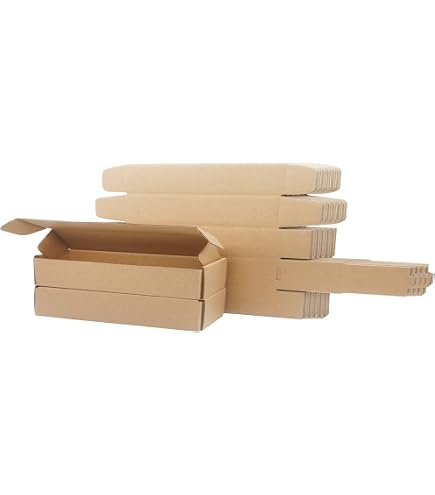 Scatole Trasloco Scatole Di Cartone Ondulato 50 Pezzi - Misure 24x12x4 Pollici, Per Spedizioni E Imballaggio Cartucce Epson Xp 245