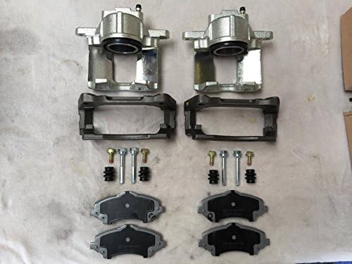 MOPAR CARLSON NTY 2 x Front Brake Caliper Complete & CERAMIC Brake Pads Liberty KK 2008-2012