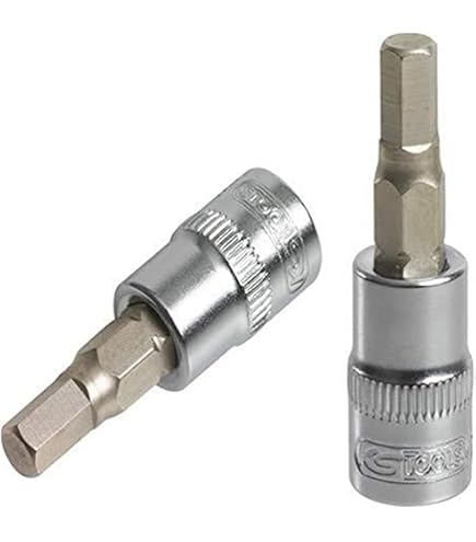 Douille Tournevis KS Tools 922.3852 - 6mm Longue 110mm (3/8'') - Chrome Vanadium - Gamme Ultimate
