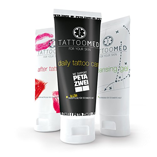 TattooMed Tattoo-Pflege für tätowierte Haut - All In Bundle Care - Limited Edition LOVE/TEAM/PETA2