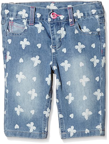Pumpkin Patch Baby-Girls Pedal Pusher Trouser, Blue (Denim), 12-18 Months