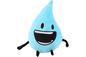 uiuoutoy Battle For Dream Island - Muñeco de peluche con diseño de hojas y fuegos (lágrima)