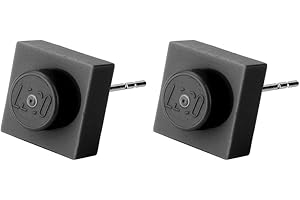 Stud Earring Single Plate Lego Made With Resin by JOE COOL